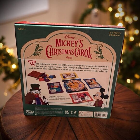 2022 Disney Mickey's Christmas Carol Holiday Game By Funko 2-4 players - Picture 3 of 3